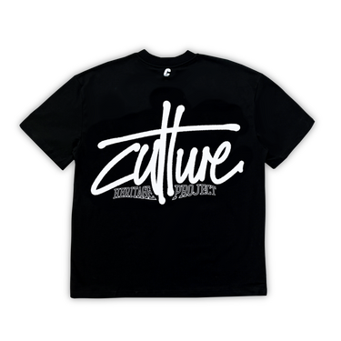 Patrimoine culturel - Tee-shirt Graffiti Tag | Noir blanc