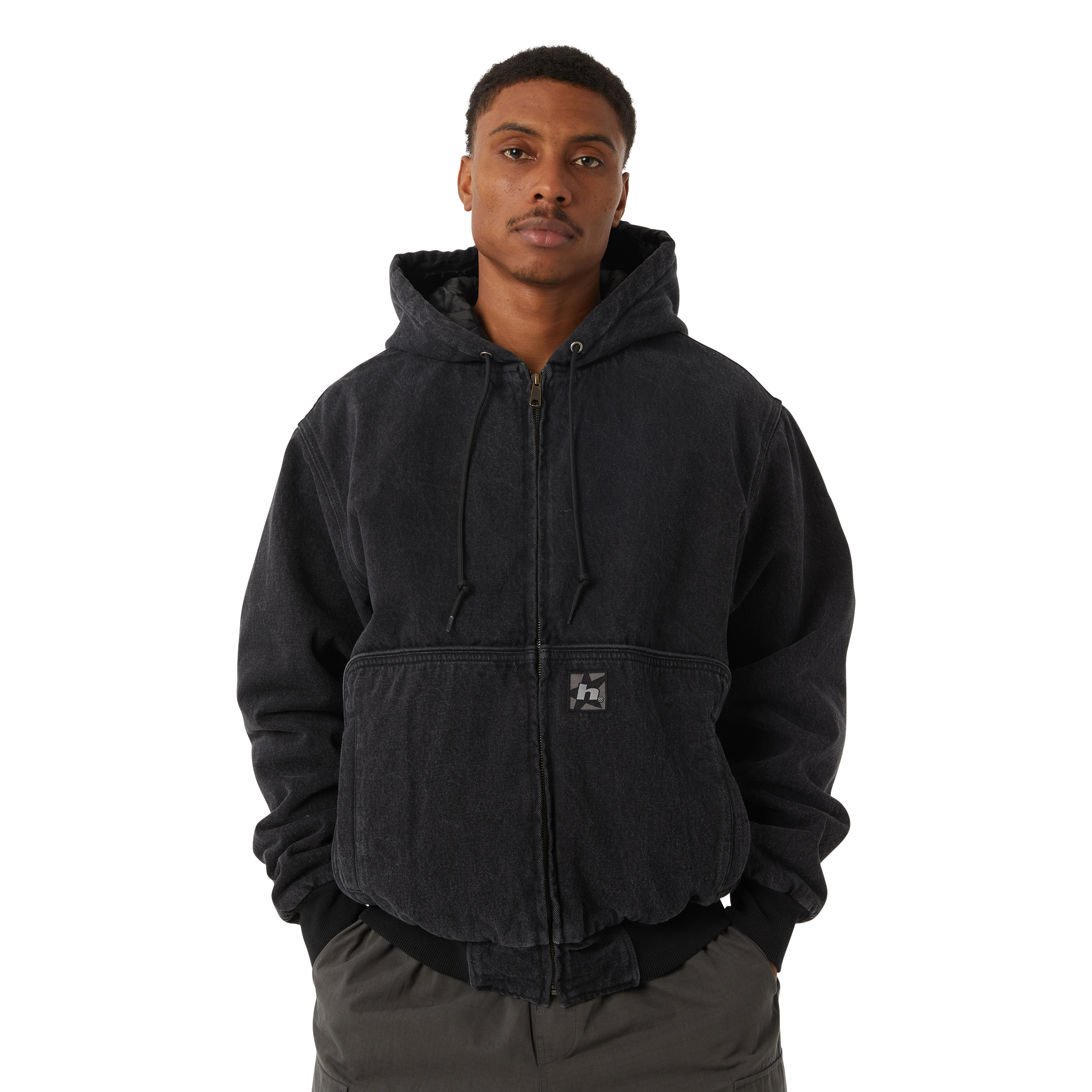 HUF - Boulder Work Jacket | Washed Black