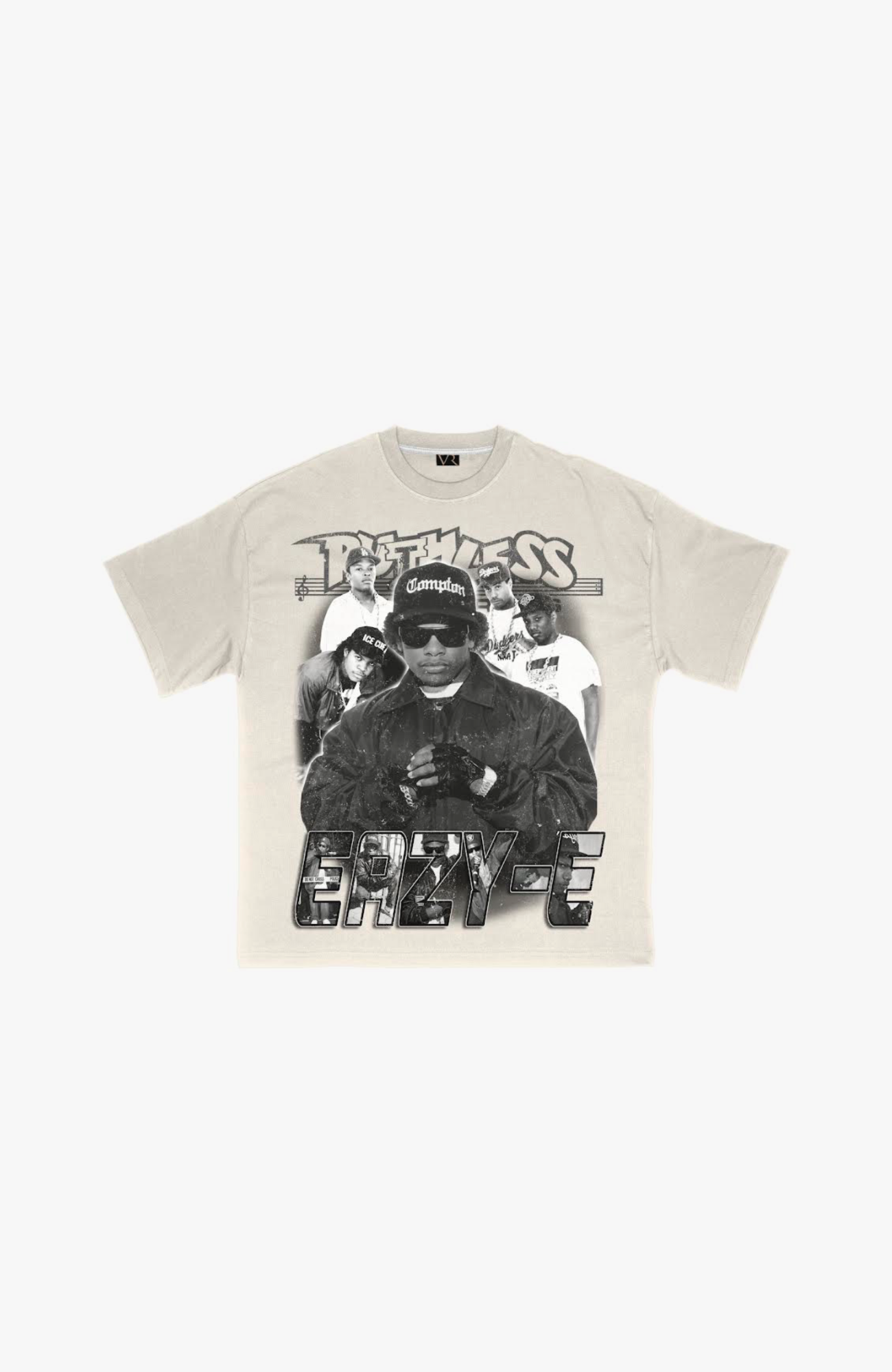 Racines vintage - T-shirt 'Eazy' | Blanc cassé