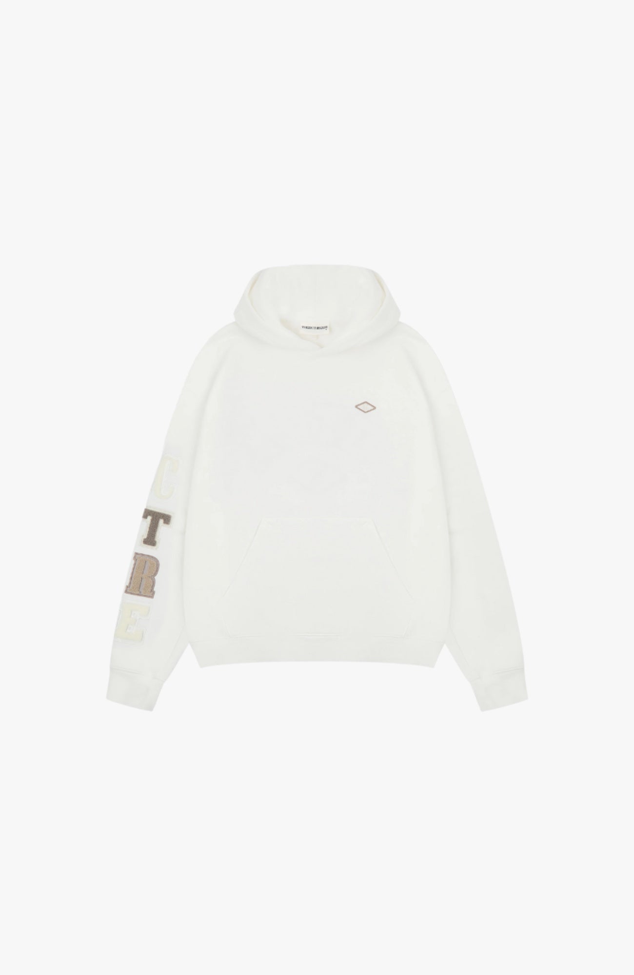 Couture Club - Multibadge Chenille Hoodie | Off White