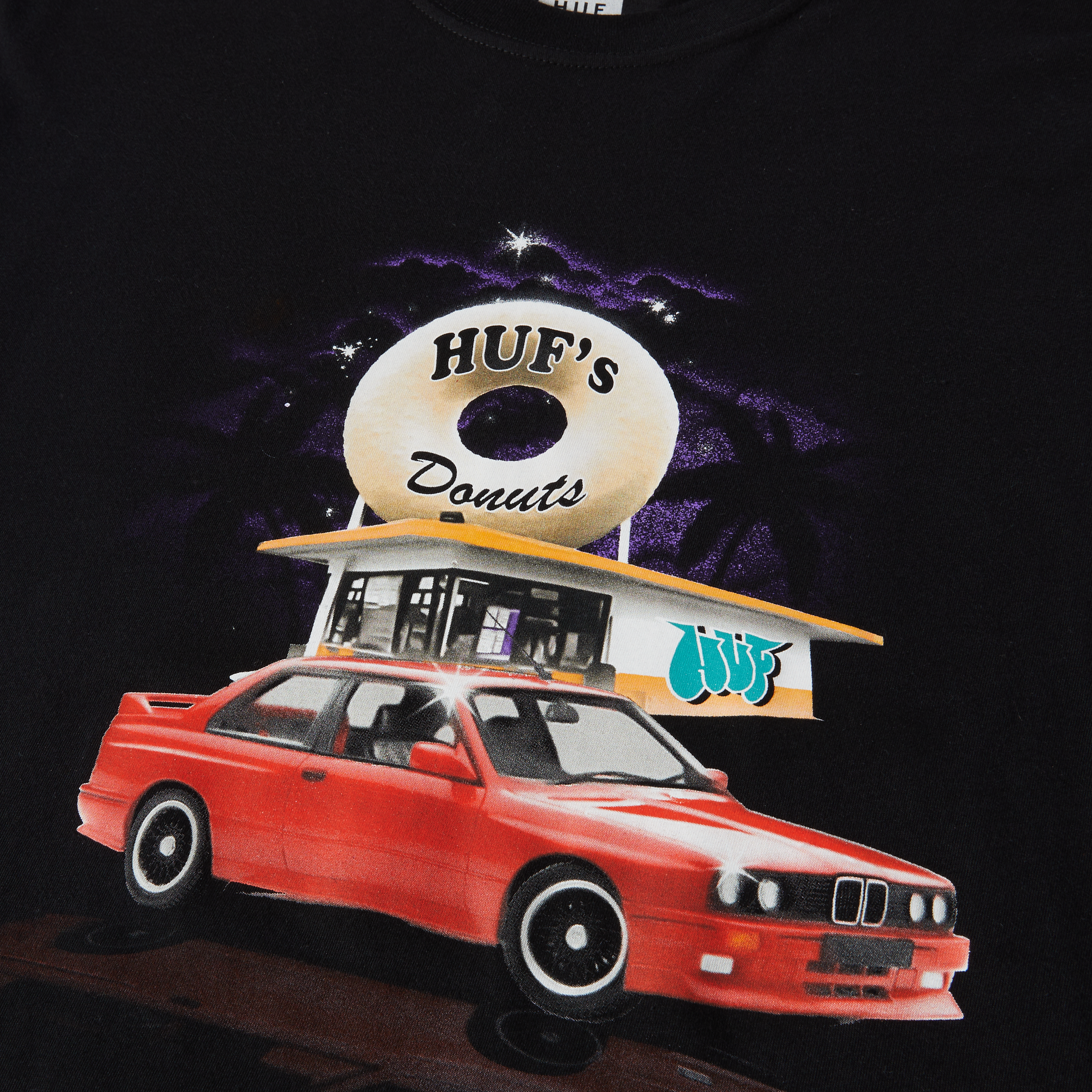 HUF - Drive Thru Tee | Black