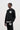 Couture Club - Fluffy Emblem Knitted Crew | Black