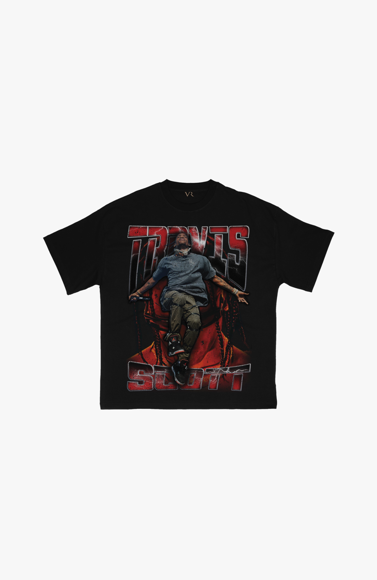 Raíces vintage - Camiseta 'La Flame' | Negro