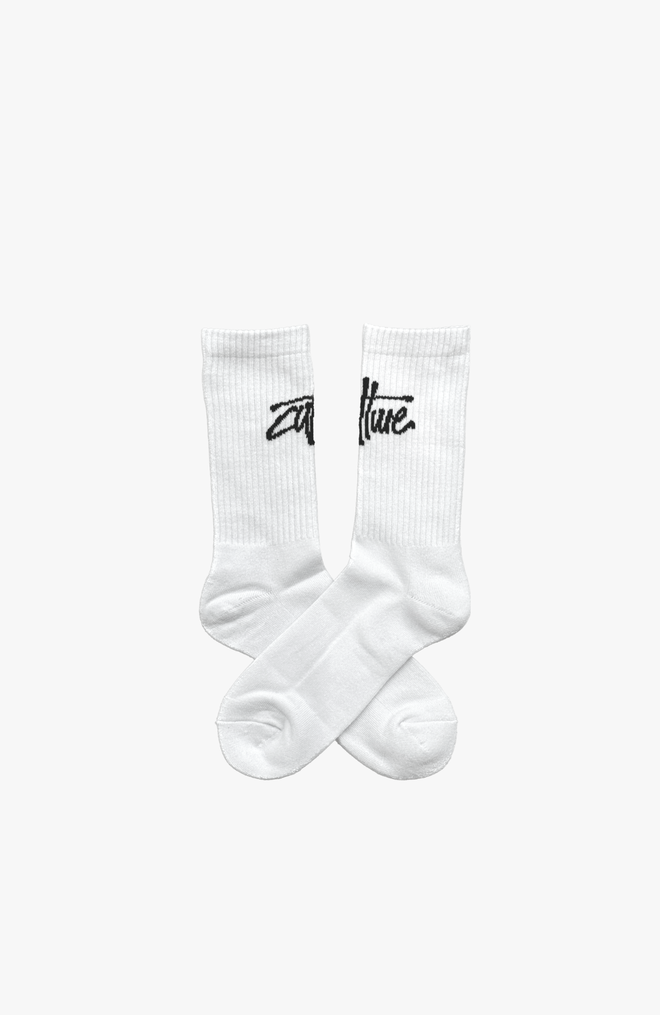 Culture Heritage ‘Graffiti’ Socks White - Single Pair