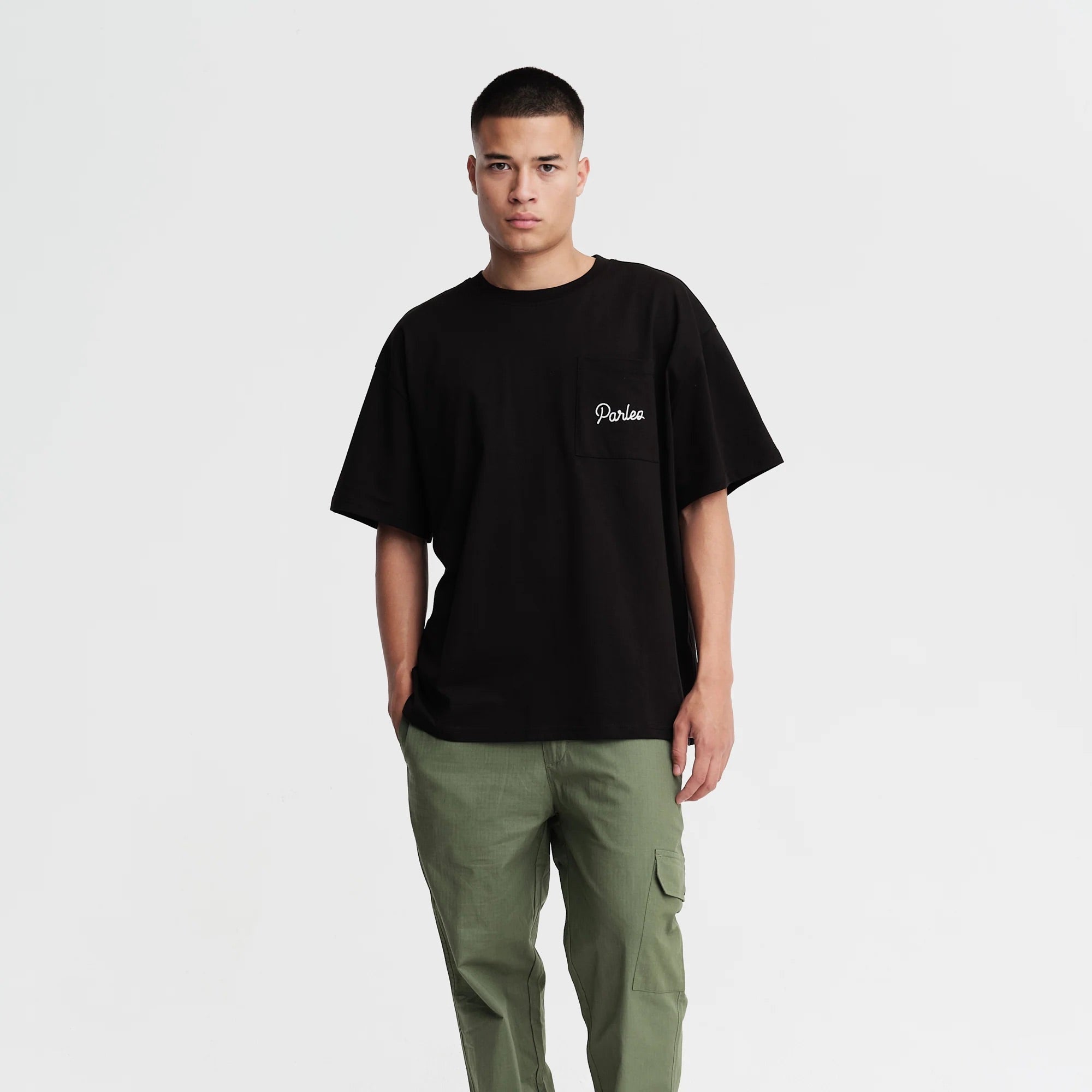 Parlez - Dale Oversized Tee | Black