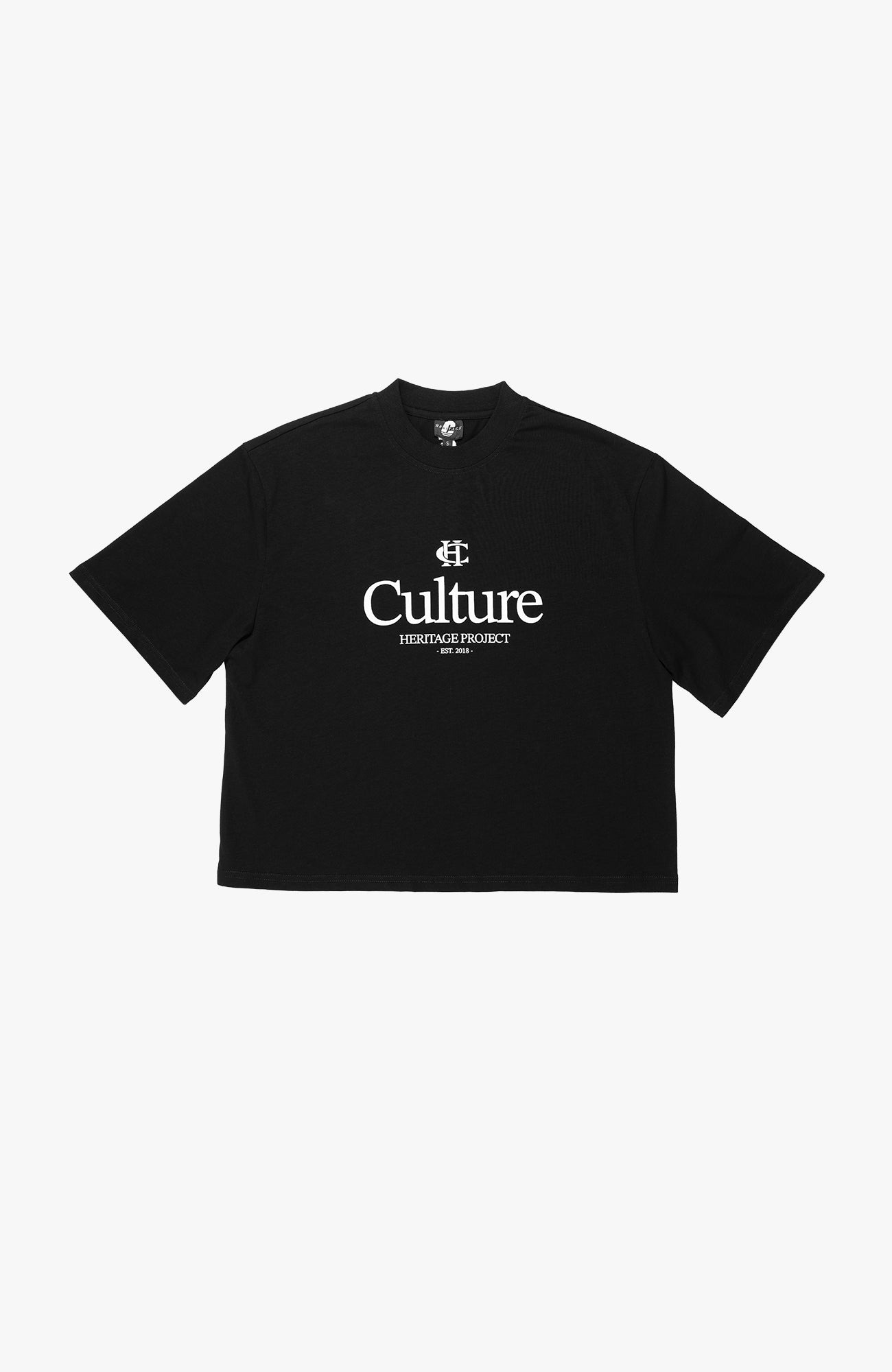 Culture Heritage - Souvenir Cropped Tee | Black