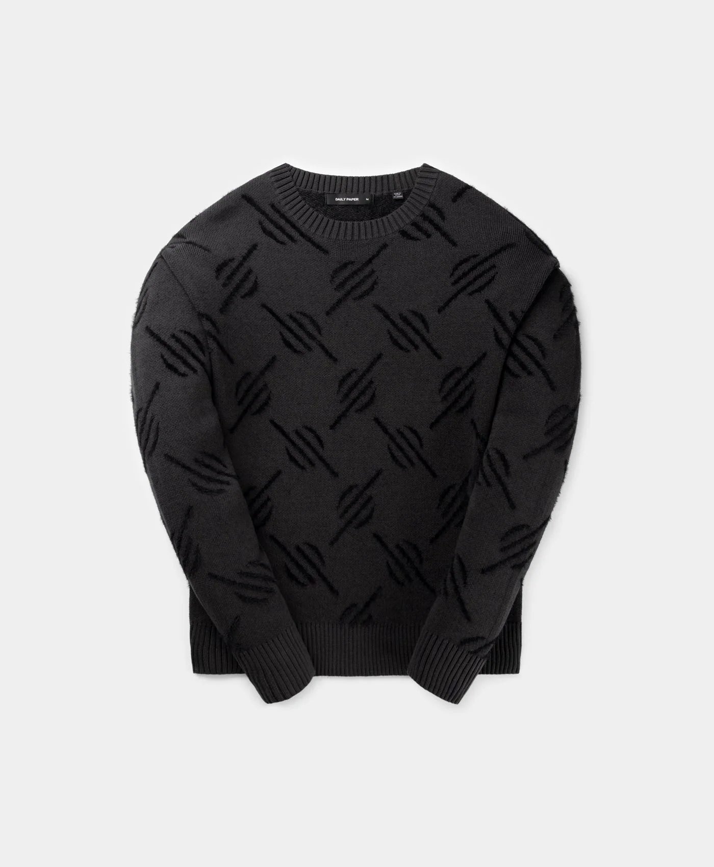 Daily Paper - Tevin Monogram Knit Sweater | Black