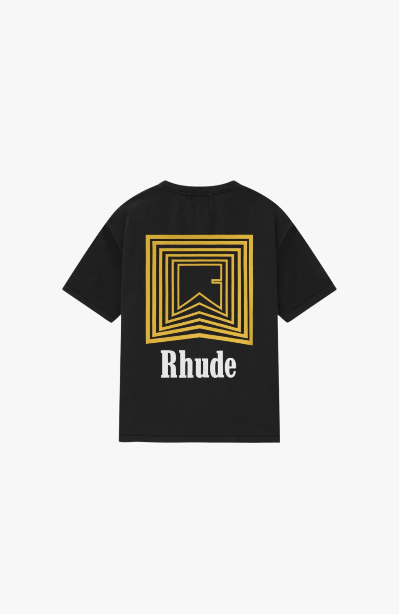 RHUDE - CHEVRON LOGO TEE |  BLACK