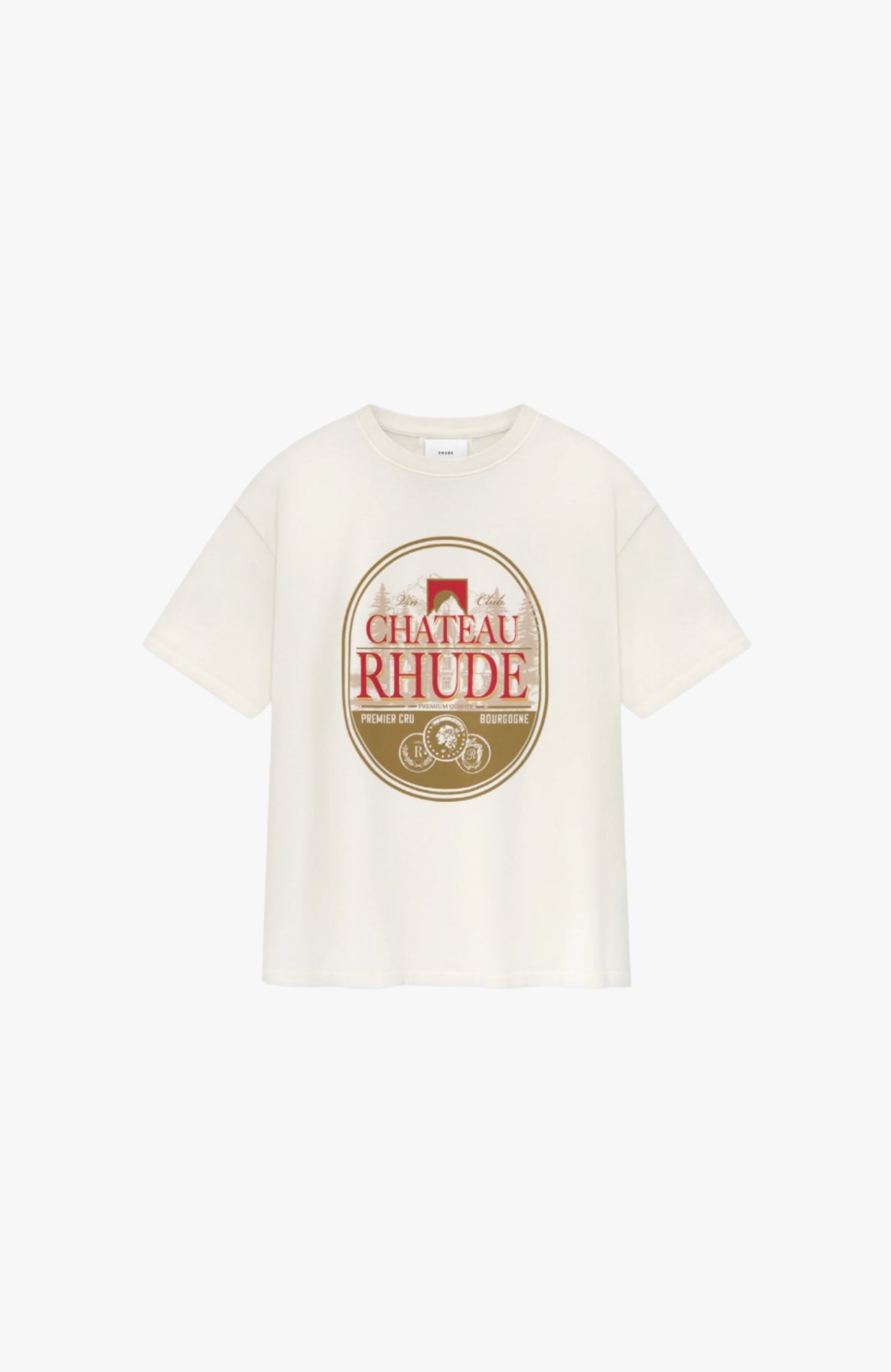 RHUDE - PREMIER CRU TEE |  VINTAGE WHITE