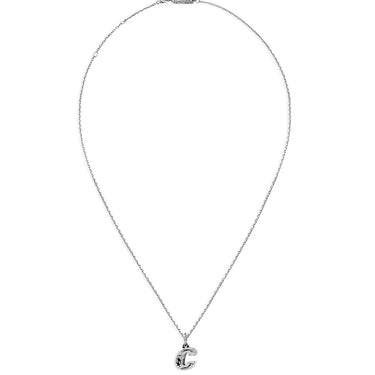 TwoJeys - C Necklace | Silver