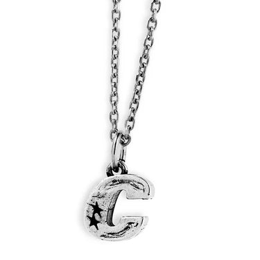 TwoJeys - C Necklace | Silver