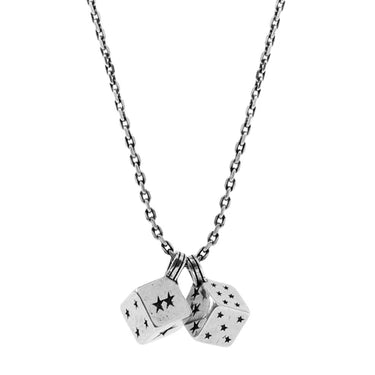 TwoJeys - Dice Necklace | Silver