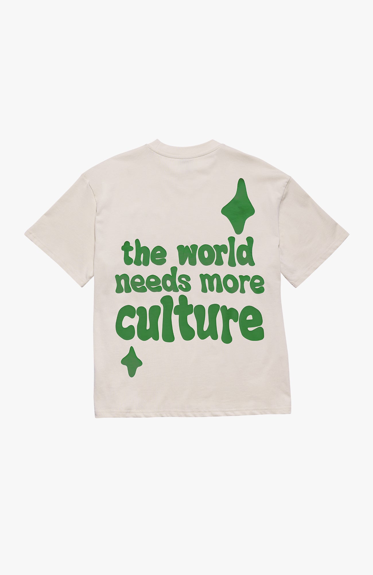 Patrimoine culturel - Tee-shirt de la culture mondiale | Vert crème