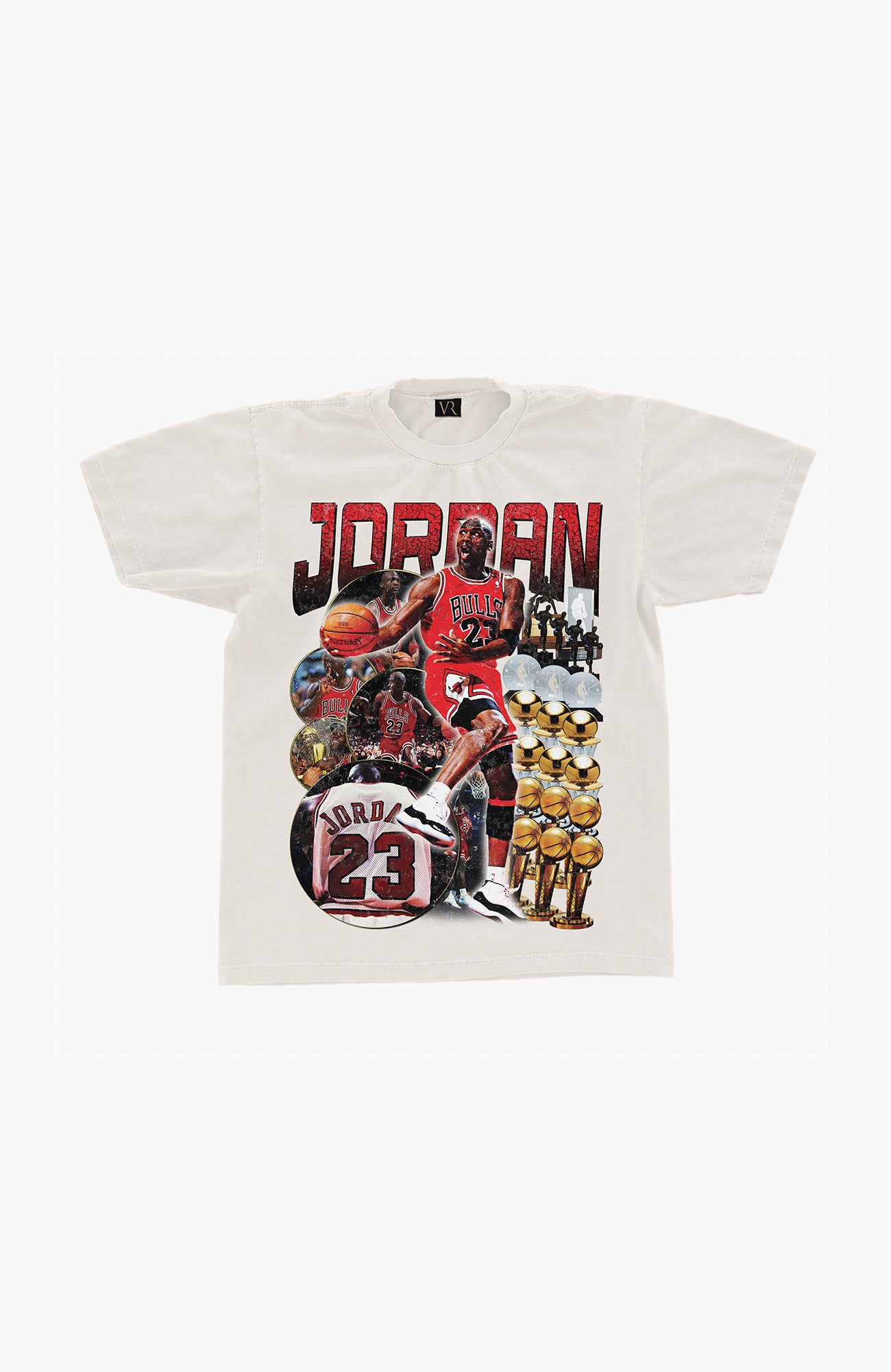 Vintage Roots - Camiseta 'Jordan Honours' de &lt;br&gt; Lista De Deseo Disfruta Del Verano! Blanquecino