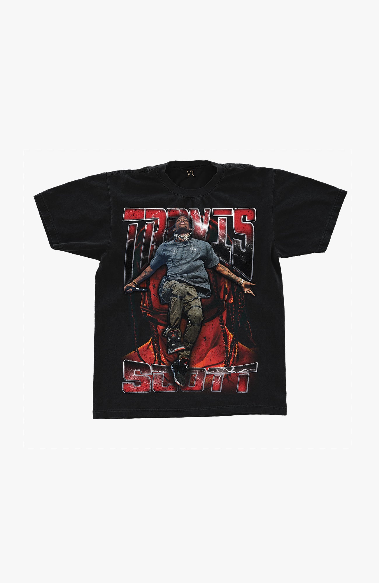 Raíces vintage - Camiseta 'La Flame' | Negro