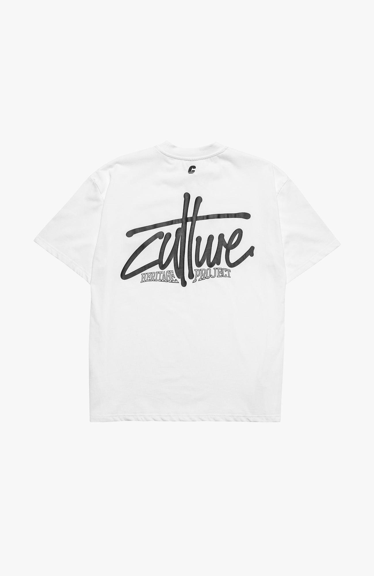 Culture Heritage - Graffiti Tag Tee | White/Black