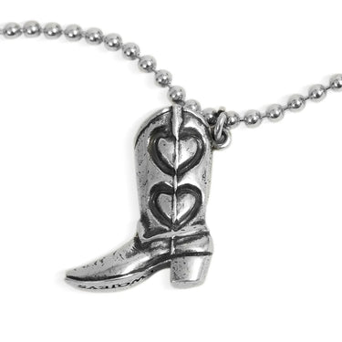 TwoJeys - Boot Necklace | Silver