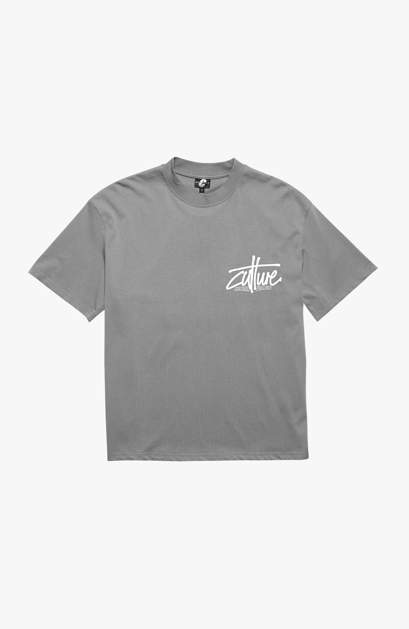 Culture Heritage - Graffiti Tag Tee | Grey/White